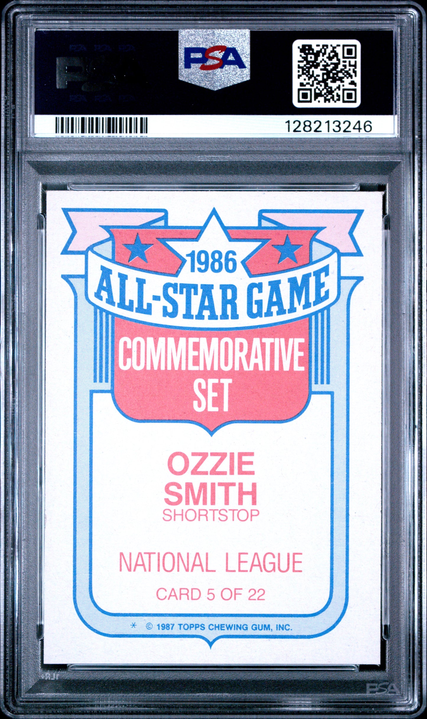 1987 TOPPS ALL-STAR GLOSSY SET OF 22 5 OZZIE SMITH - MINT 9