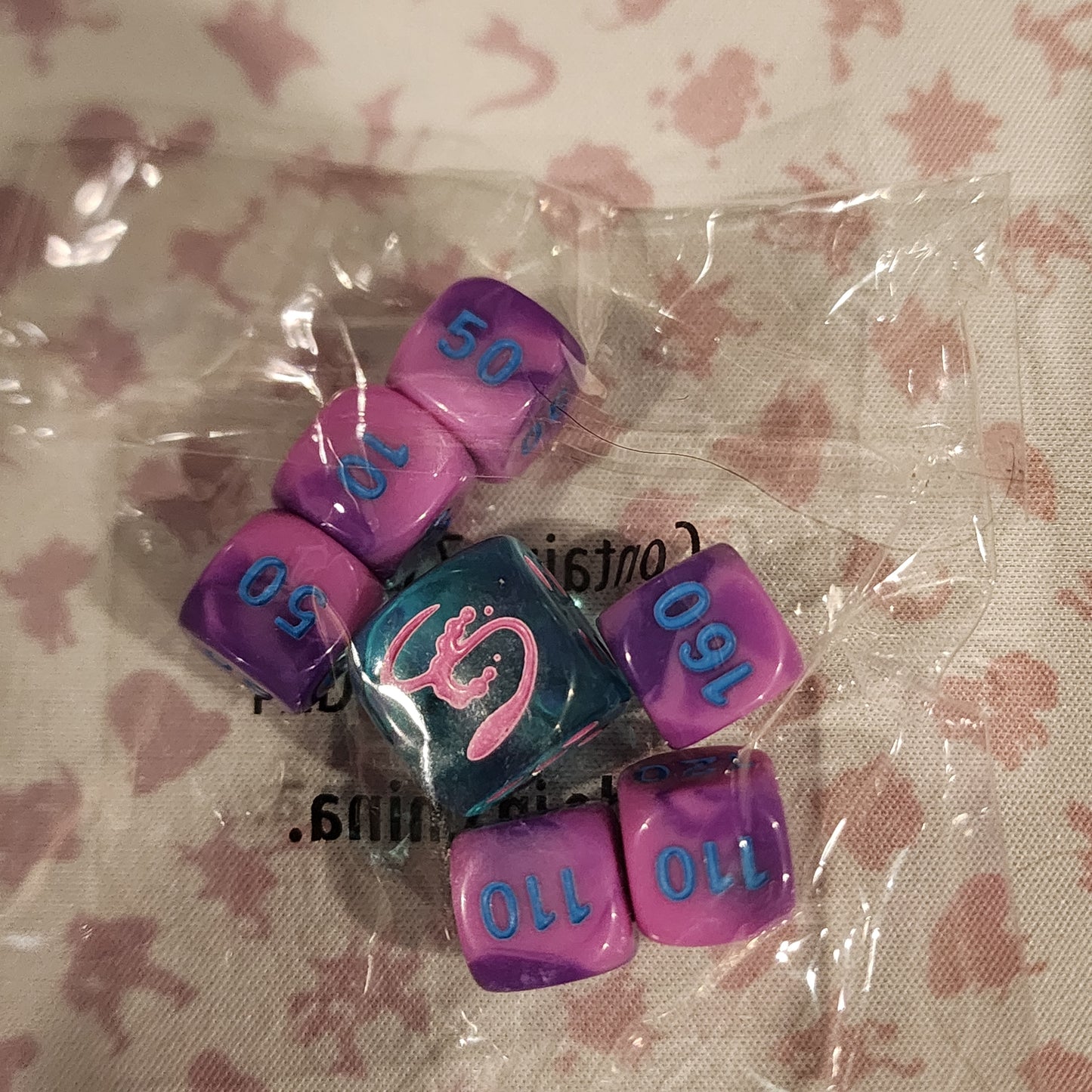 Custom Pokémon TCG Elite Trainer Box Damage Counter Dice - Themed Color Sets
