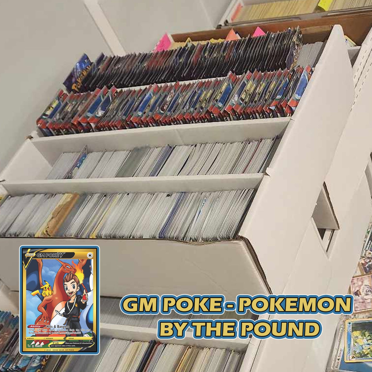 1lb of Bulk Pokémon Cards (appr. 250 Cards)- 10 Rares / 10 Reverse Holos