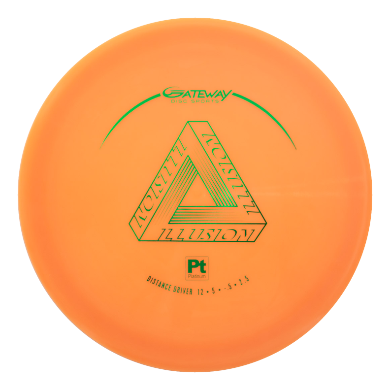 Representative image of Gateway Disc Sports Illusion disc golf disc; actual color and stamp may vary