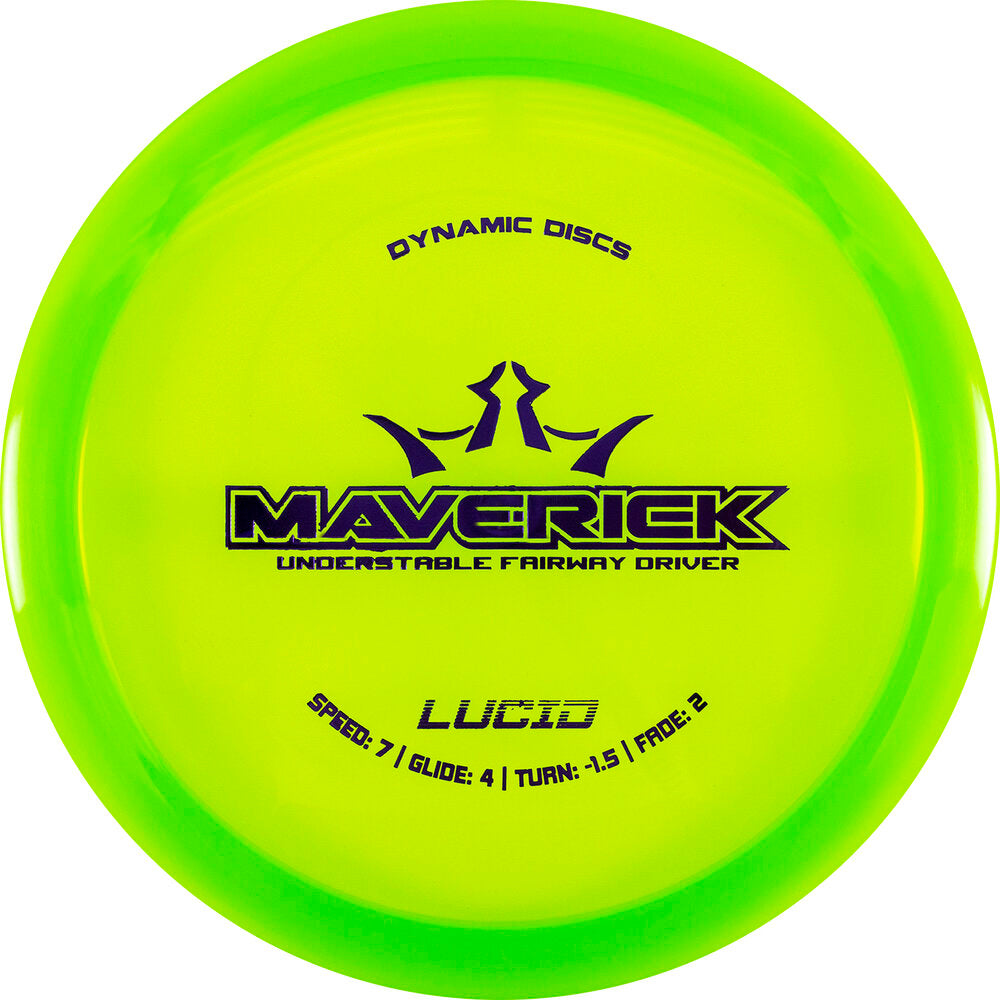 Representative image of Dynamic Discs Maverick disc golf disc; actual color and stamp may vary
