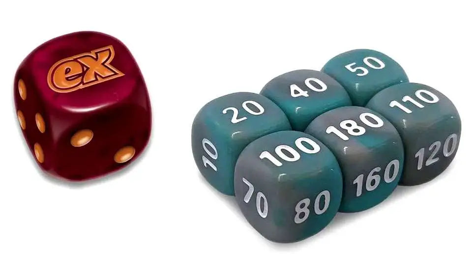 Custom Pokémon TCG Elite Trainer Box Damage Counter Dice - Themed Color Sets