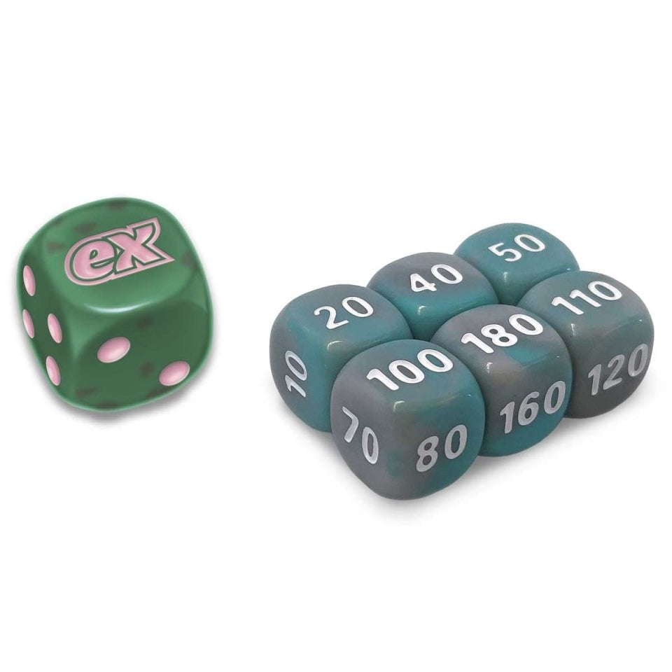 Custom Pokémon TCG Elite Trainer Box Damage Counter Dice - Themed Color Sets