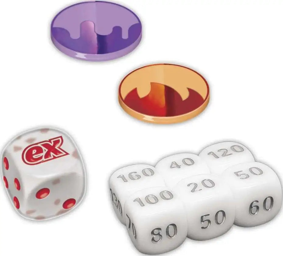 Custom Pokémon TCG Elite Trainer Box Damage Counter Dice - Themed Color Sets