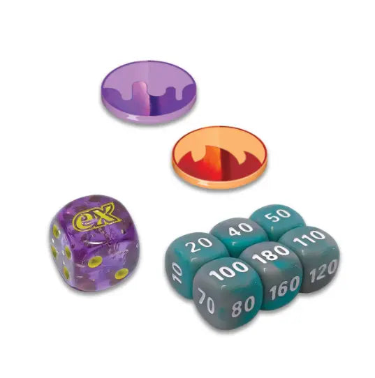 Custom Pokémon TCG Elite Trainer Box Damage Counter Dice - Themed Color Sets