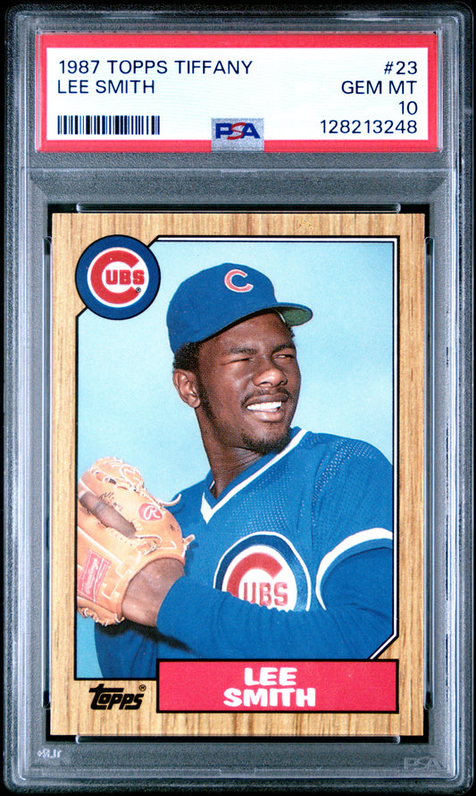 1987 TOPPS TIFFANY 23 LEE SMITH  - GEM MINT 10