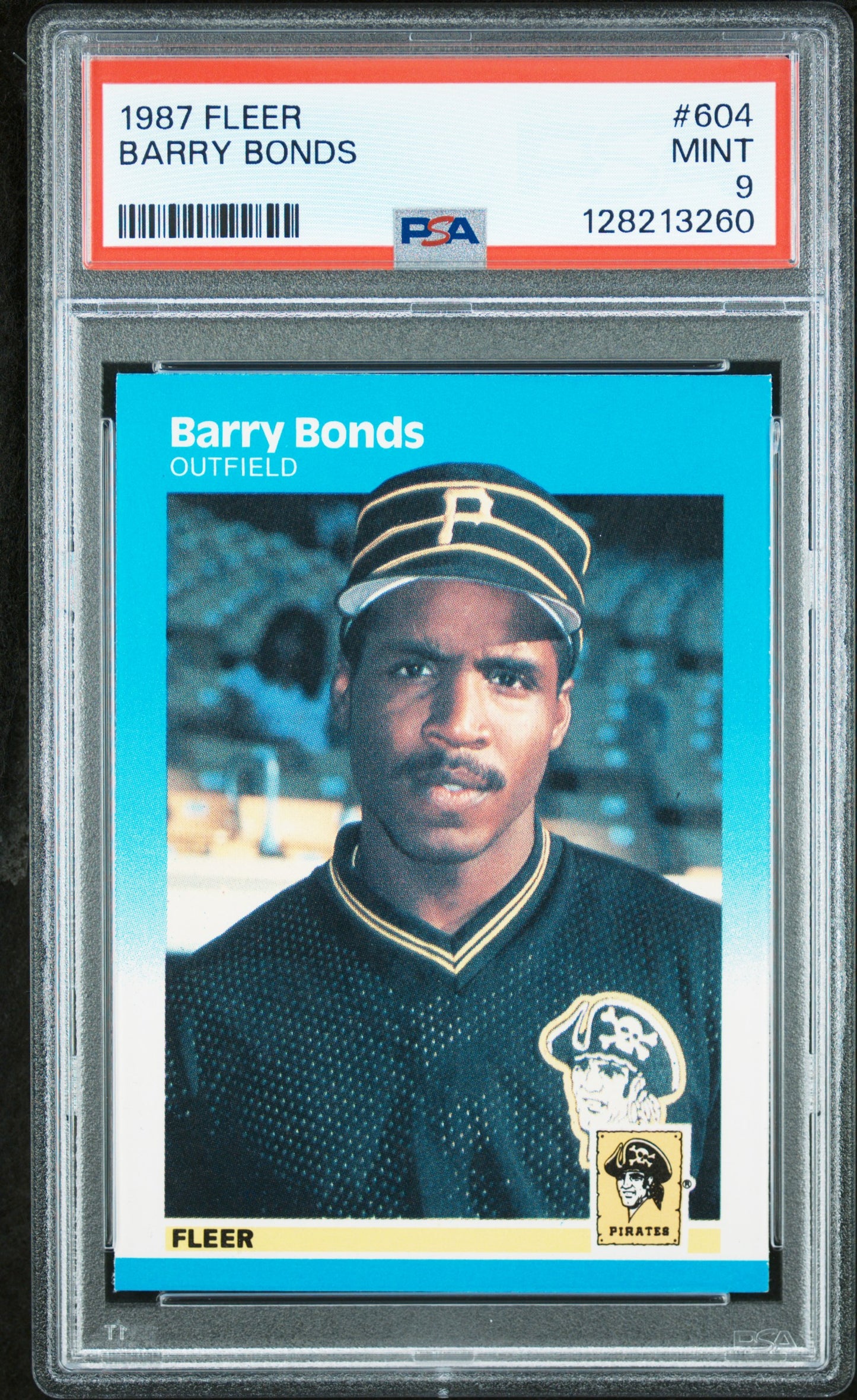 1987 FLEER 604 BARRY BONDS - MINT 9