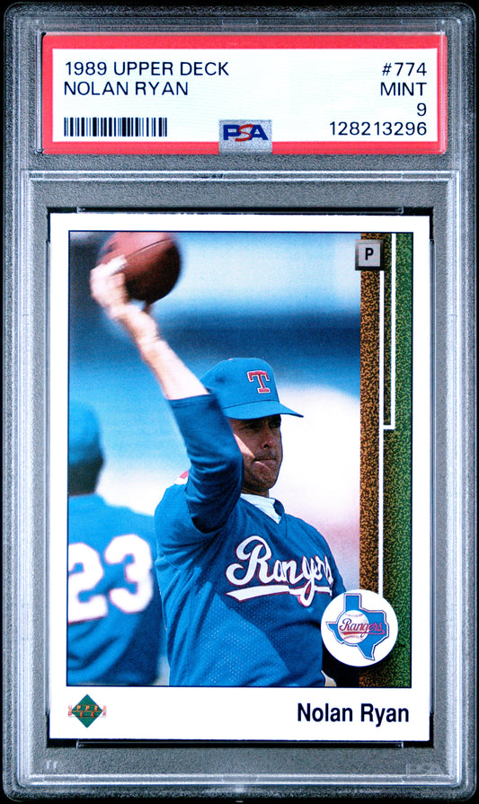 1989 UPPER DECK 774 NOLAN RYAN - MINT 9