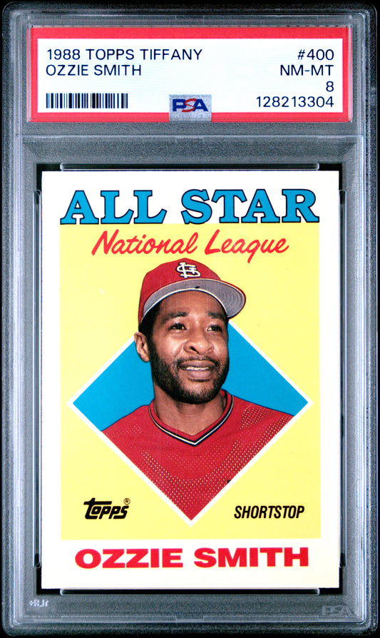 1988 TOPPS TIFFANY 400 OZZIE SMITH  - NEAR MINT-MINT 8