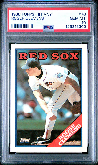 1988 TOPPS TIFFANY 70 ROGER CLEMENS  - GEM MINT 10