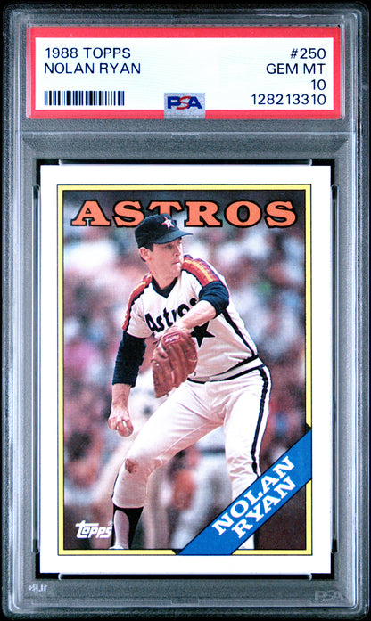 1988 TOPPS 250 NOLAN RYAN  - GEM MINT 10
