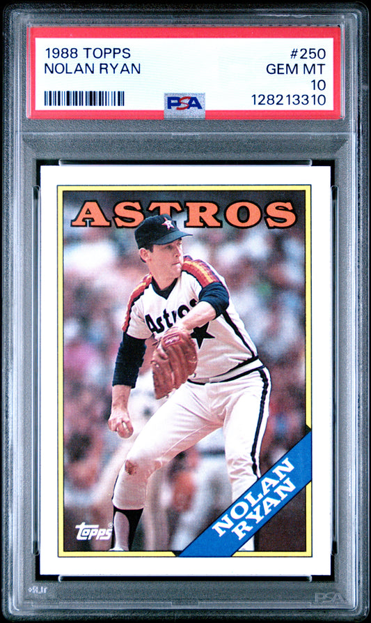 1988 TOPPS 250 NOLAN RYAN  - GEM MINT 10