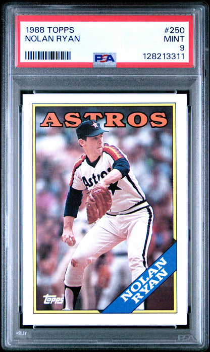 1988 TOPPS 250 NOLAN RYAN  - MINT 9