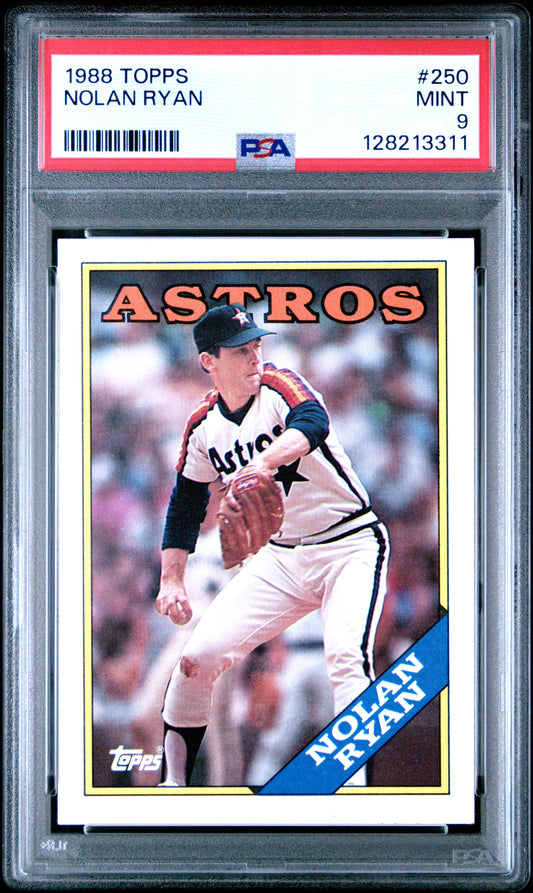 1988 TOPPS 250 NOLAN RYAN  - MINT 9