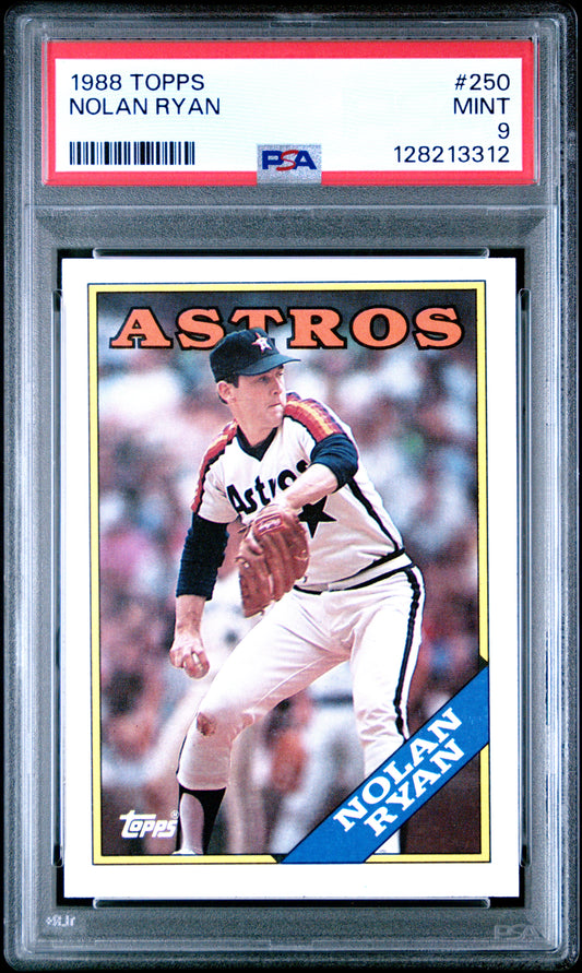 1988 TOPPS 250 NOLAN RYAN  - MINT 9
