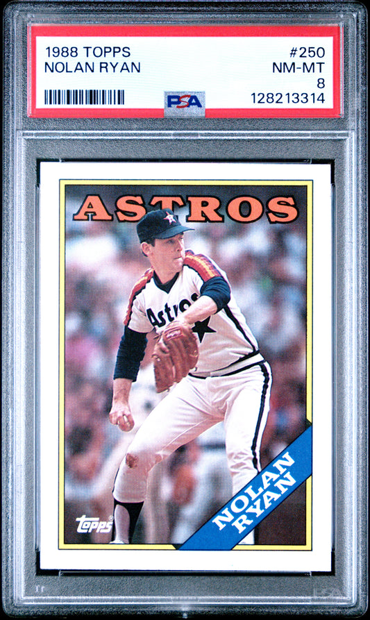 1988 TOPPS 250 NOLAN RYAN  - NEAR MINT-MINT 8