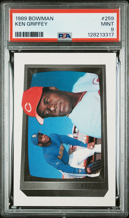 1989 BOWMAN 259 KEN GRIFFEY - MINT 9