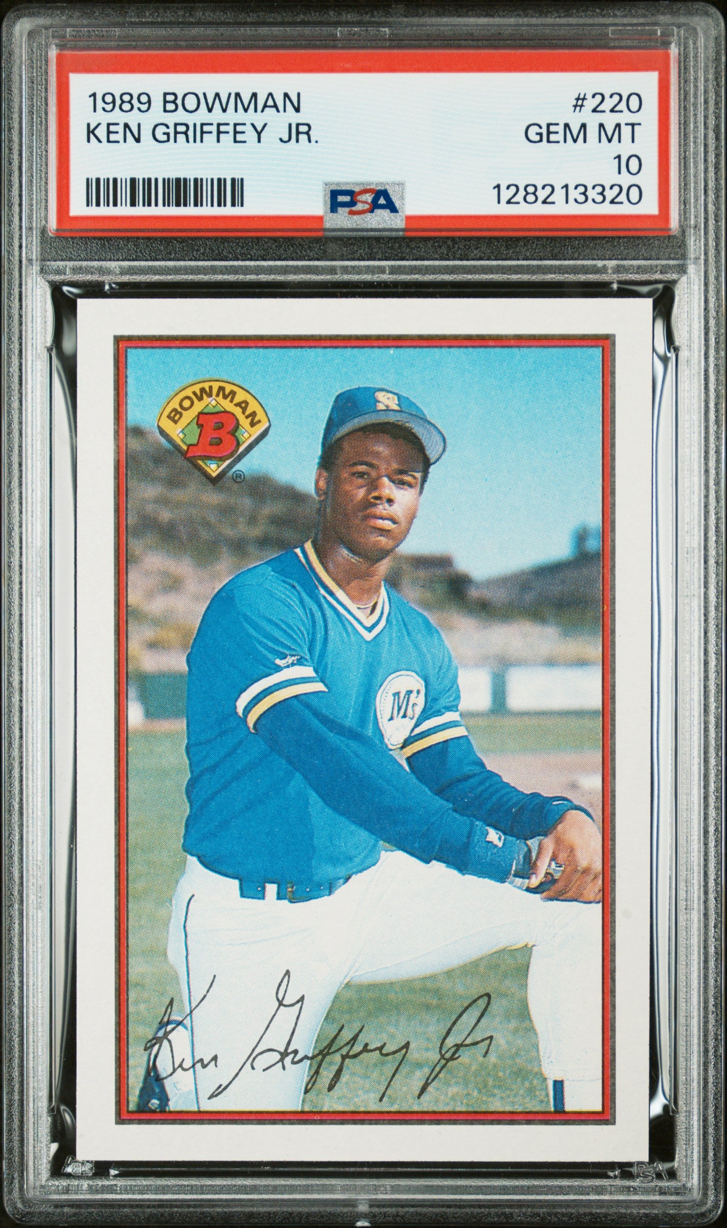 1989 BOWMAN 220 KEN GRIFFEY JR.  - GEM MINT 10