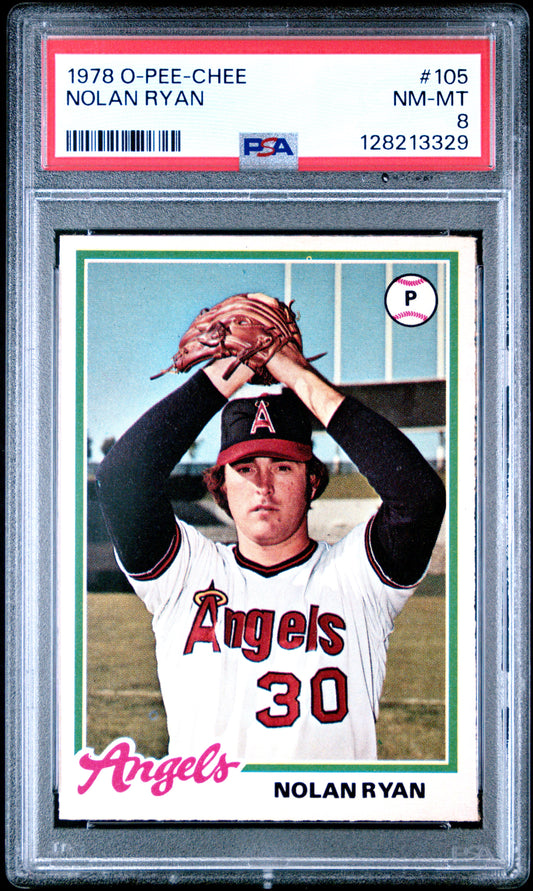 1978 O-PEE-CHEE 105 NOLAN RYAN  - NEAR MINT-MINT 8