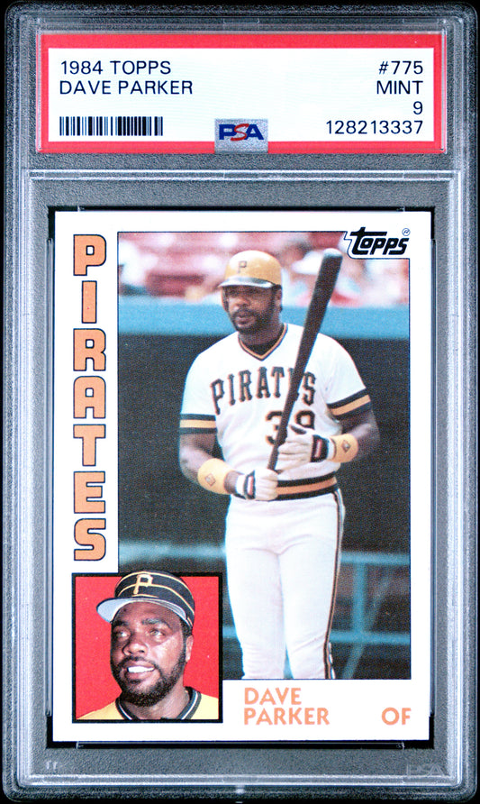 1984 TOPPS 775 DAVE PARKER - MINT 9