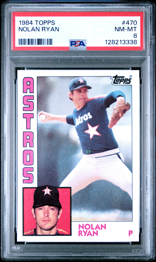 1984 TOPPS 470 NOLAN RYAN - NEAR MINT-MINT 8
