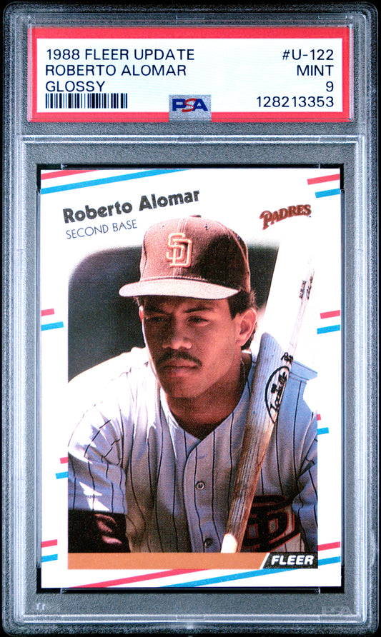 1988 FLEER UPDATE GLOSSY U-122 ROBERTO ALOMAR - MINT 9
