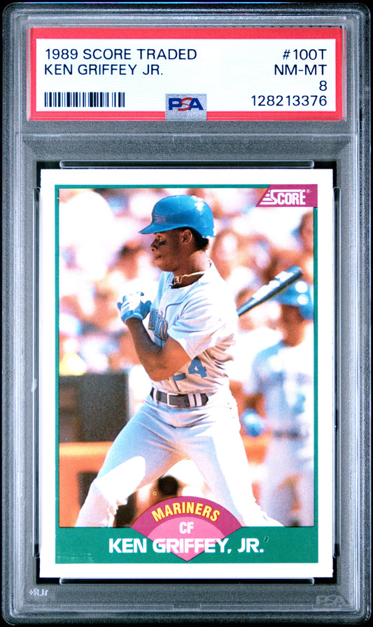 1989 SCORE TRADED 100T KEN GRIFFEY JR. - NEAR MINT-MINT 8