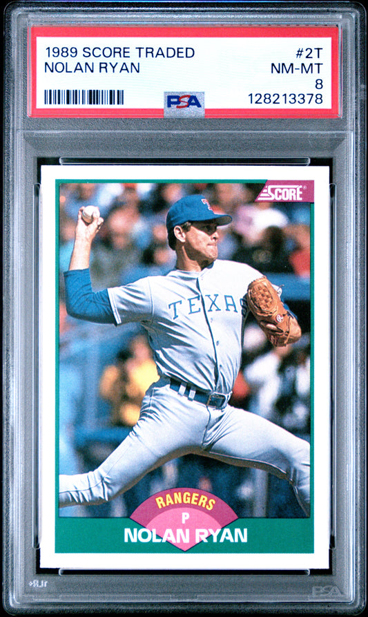 1989 SCORE TRADED 2T NOLAN RYAN - NEAR MINT-MINT 8