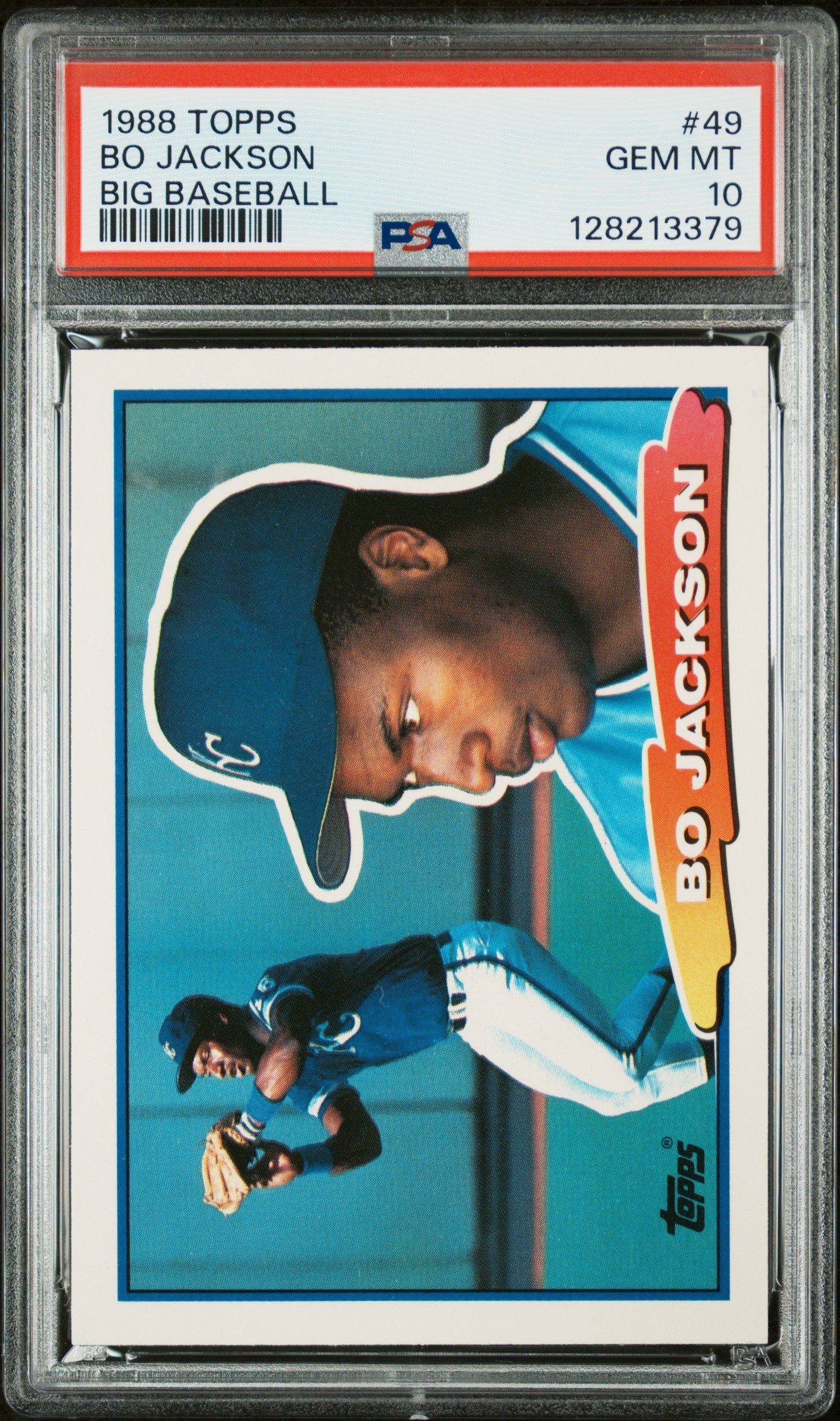 1988 TOPPS BIG BASEBALL 49 BO JACKSON - GEM MINT 10