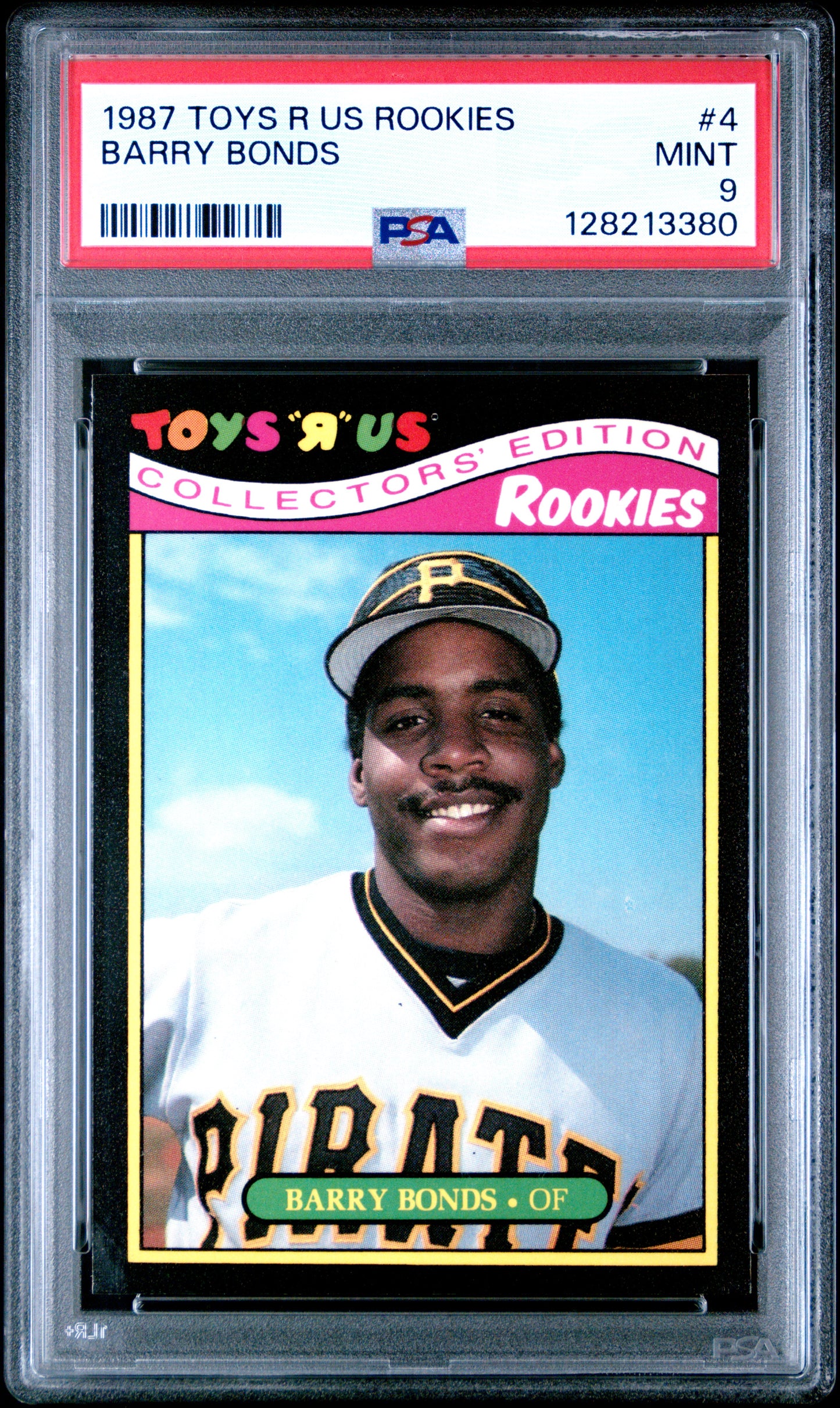 1987 TOYS R US ROOKIES 4 BARRY BONDS  - MINT 9