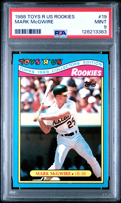 1988 TOYS R US ROOKIES 19 MARK McGWIRE - MINT 9