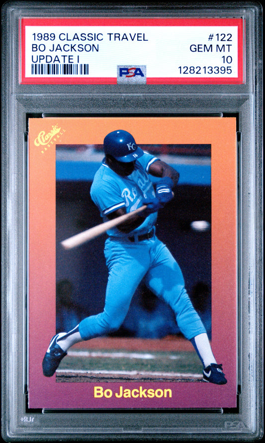 1989 CLASSIC TRAVEL UPDATE I 122 BO JACKSON - GEM MINT 10