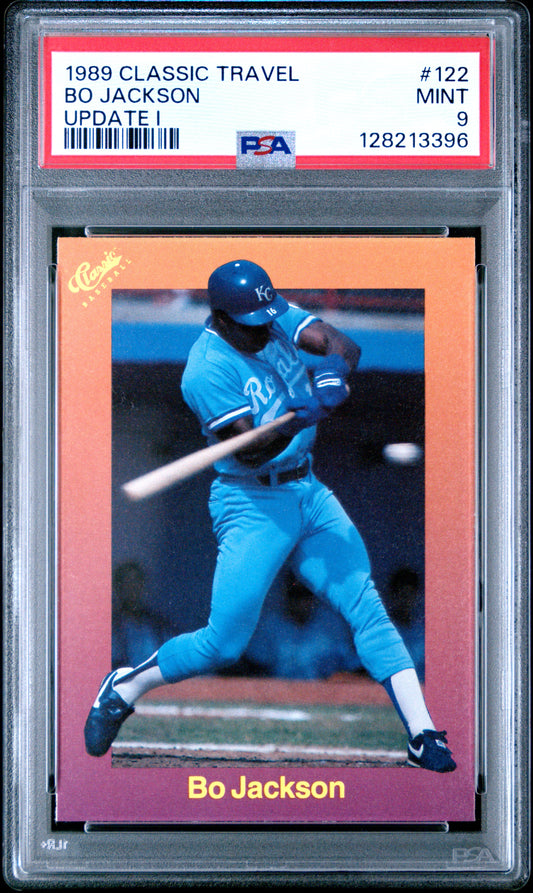 1989 CLASSIC TRAVEL UPDATE I 122 BO JACKSON - MINT 9
