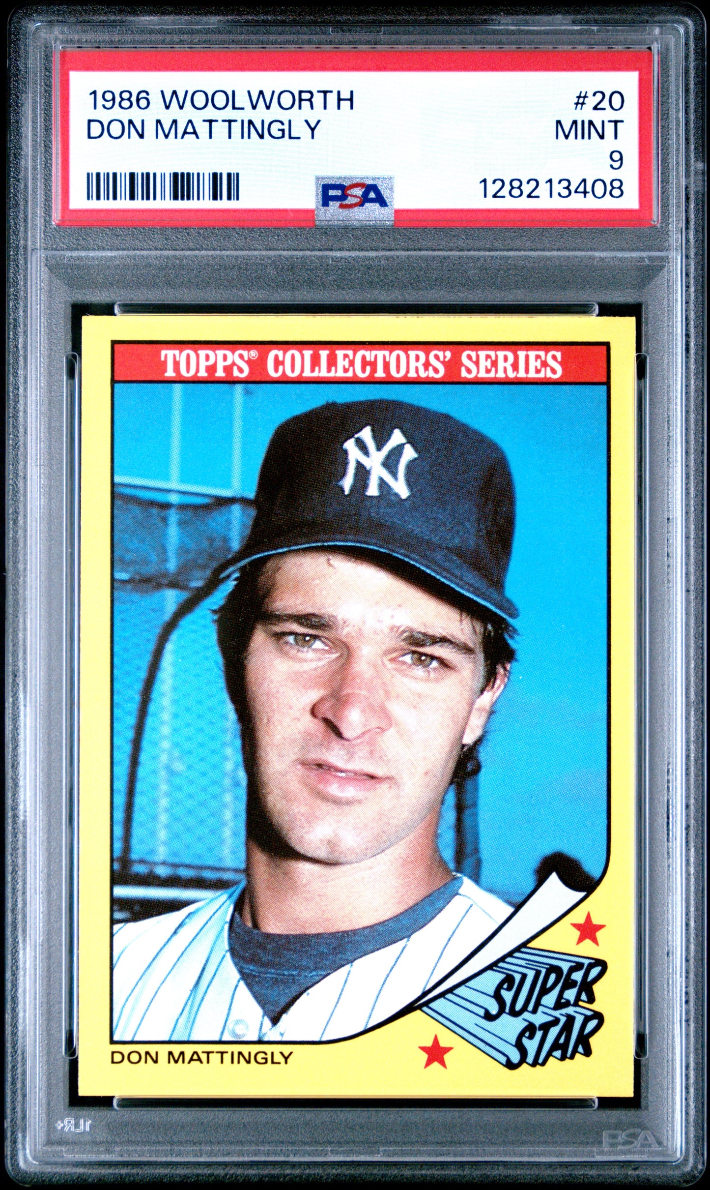1986 WOOLWORTH 20 DON MATTINGLY  - MINT 9