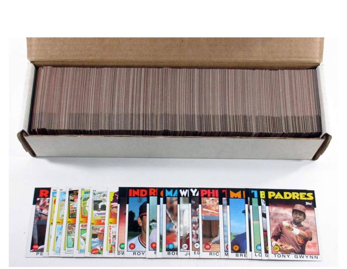 1986 Topps Baseball - Complete Set