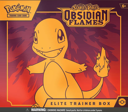 Pokémon Trading Card Games Scarlet & Violet 3 Obsidian Flames Elite Trainer Box