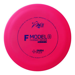 Representative image of Prodigy Disc F Model S disc golf disc; actual color and stamp may vary