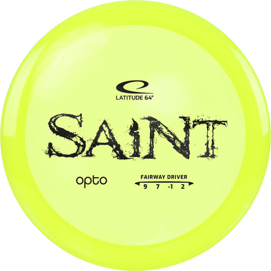 Representative image of Latitude 64 Saint disc golf disc; actual color and stamp may vary
