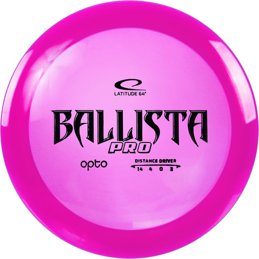 Representative image of Latitude 64 Ballista Pro disc golf disc; actual color and stamp may vary