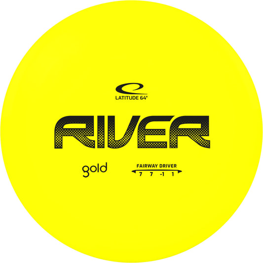 Representative image of Latitude 64 River disc golf disc; actual color and stamp may vary