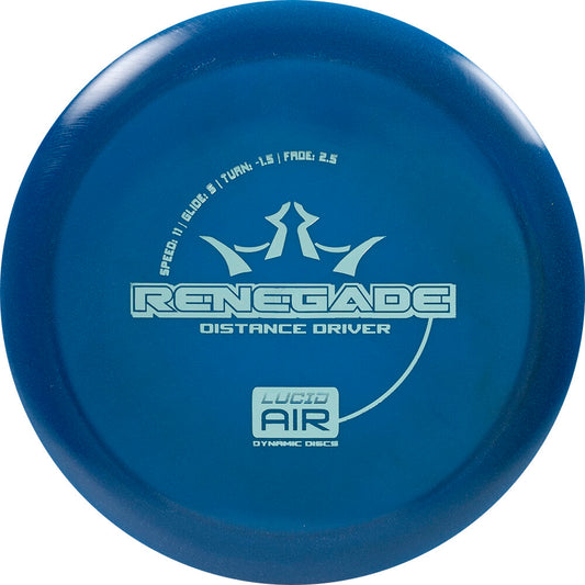 Representative image of Dynamic Discs Renegade disc golf disc; actual color and stamp may vary