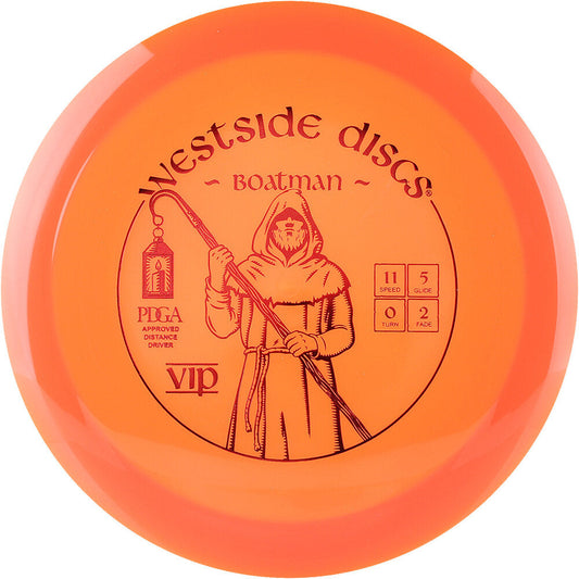 Representative image of Westside Discs Boatman disc golf disc; actual color and stamp may vary