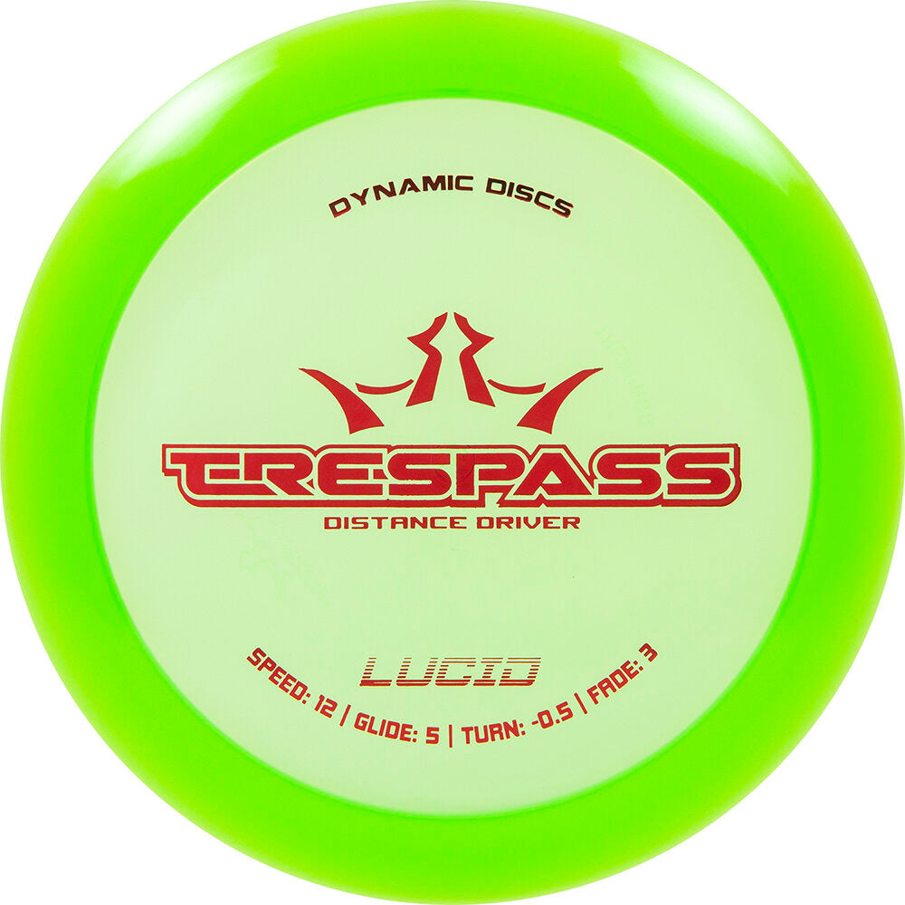 Representative image of Dynamic Discs Trespass disc golf disc; actual color and stamp may vary