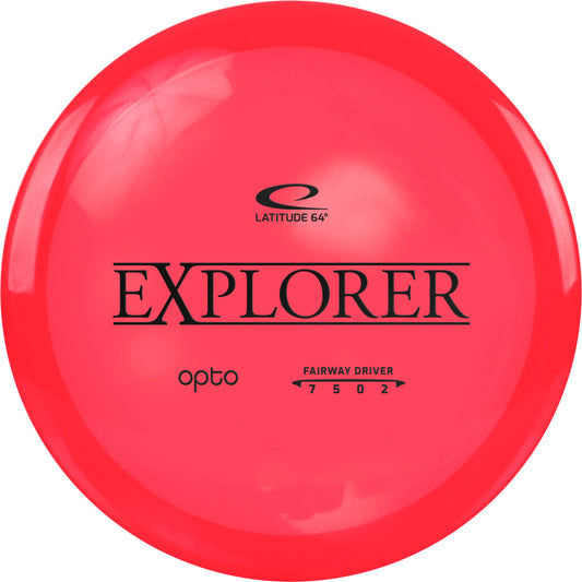 Representative image of Latitude 64 Explorer disc golf disc; actual color and stamp may vary