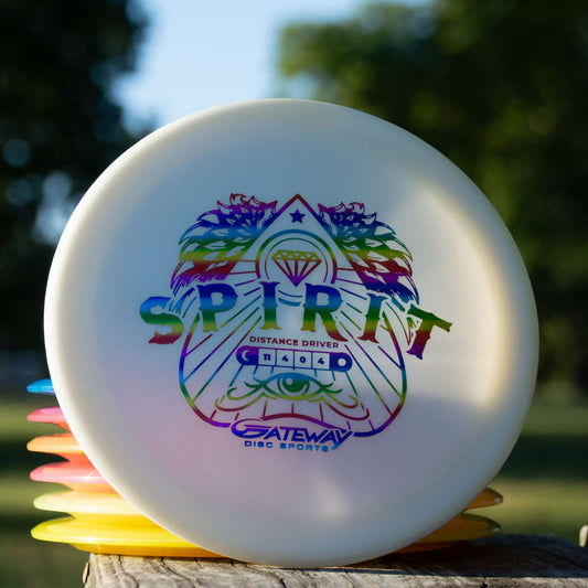 Representative image of Gateway Disc Sports Spirit disc golf disc; actual color and stamp may vary